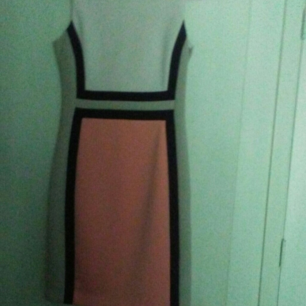 Calvin Klein color block dress